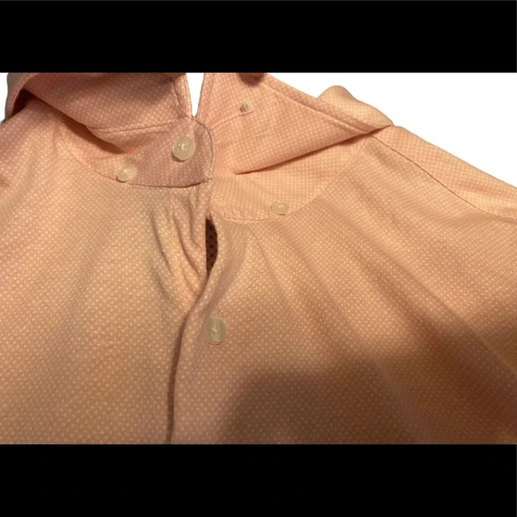 Stone Rose Pink Microdot Button Down Short Sleeve Shirt - Picture 5 of 8